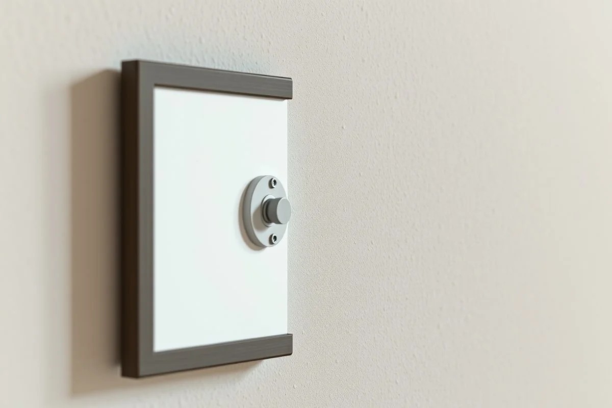 Bucha UX fixando quadro em parede de drywall com segurança.