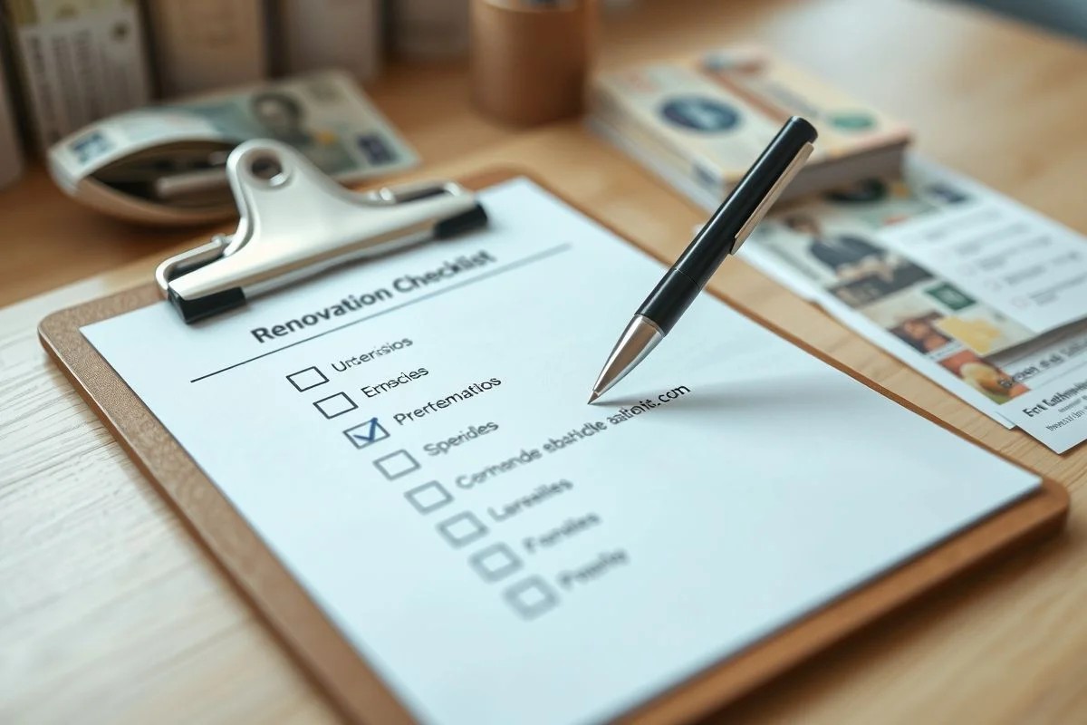 Checklist detalhado para reforma de casa com orçamento e tarefas no Brasil