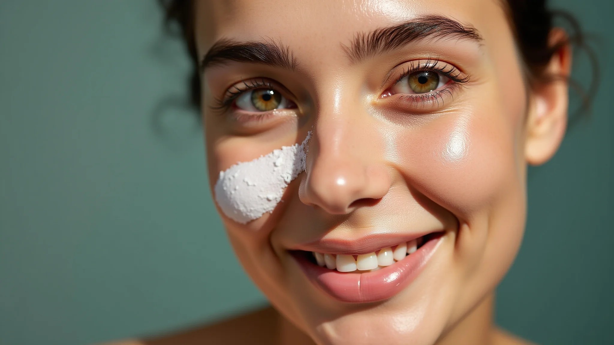 Diversos sabonetes faciais para pele seca em close-up.