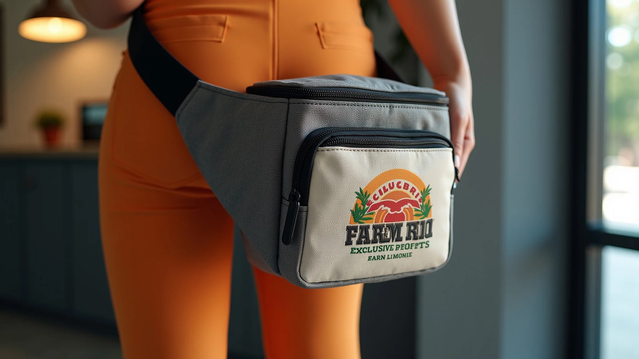 Pochete com estampas exclusivas da Farm Rio.