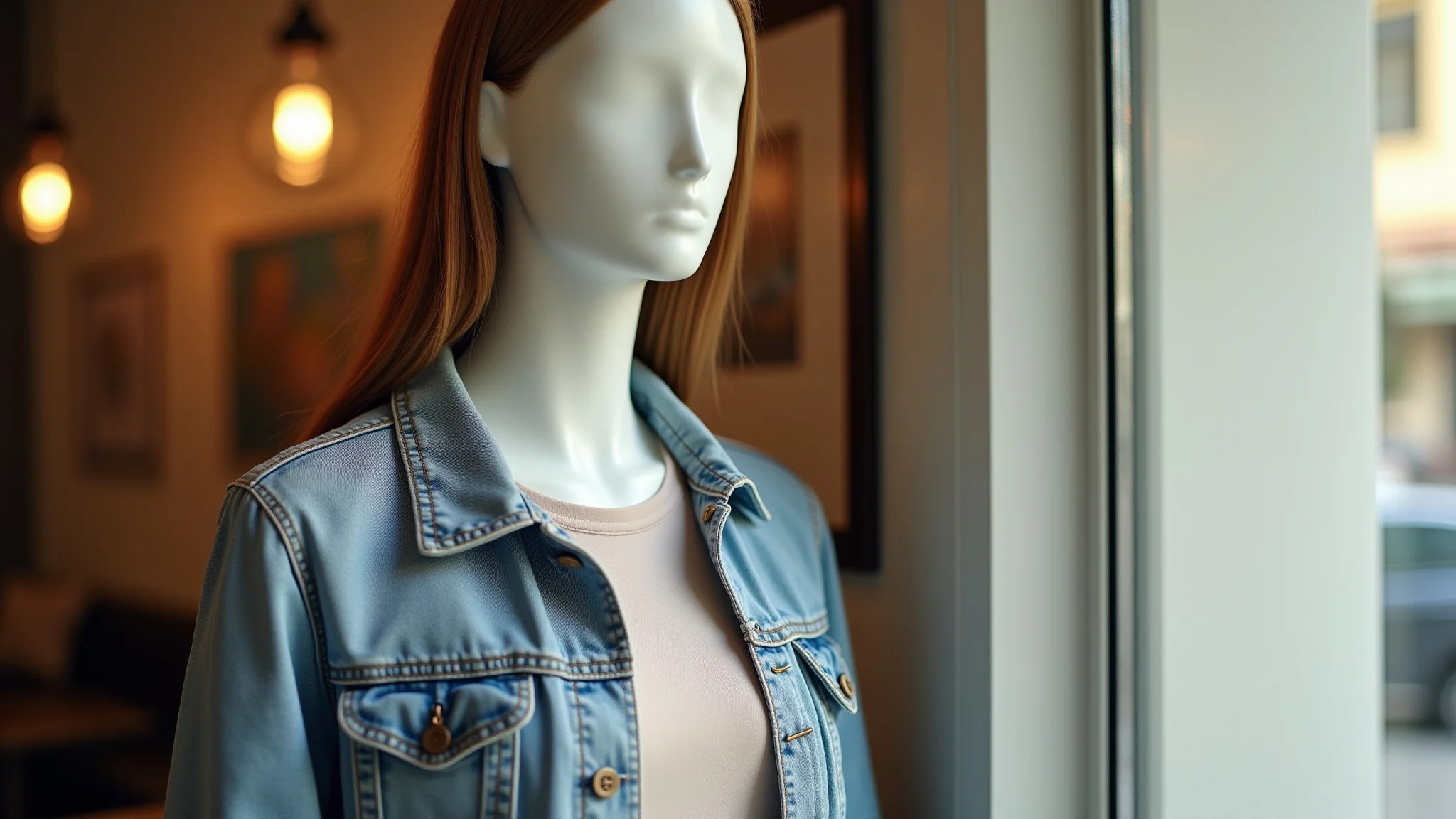 Look casual chic da Osklen em manequim, destacando conforto e estilo.