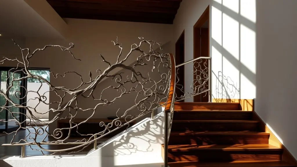 Corrimão Escultural: Decoração Artística e Funcional