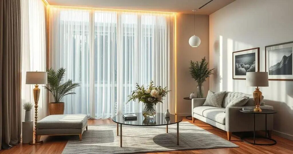 Cortineiro de Gesso Iluminado Ideias Para Valorizar Sua Sala