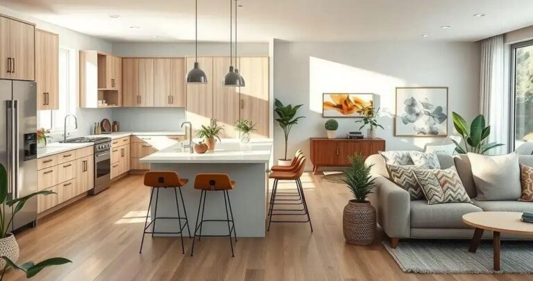 Decoração de Cozinha Integrada com Sala de Estar Dicas Práticas