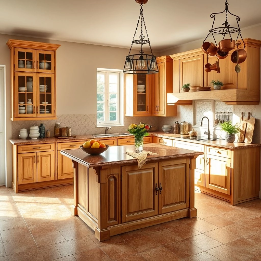 Cozinha Provençal Charme Rústico e Funcionalidade