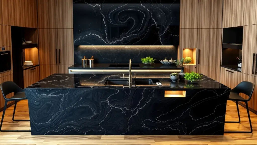 Cozinhas Gourmet com Granito Via Láctea: Detalhes que Impressionam
