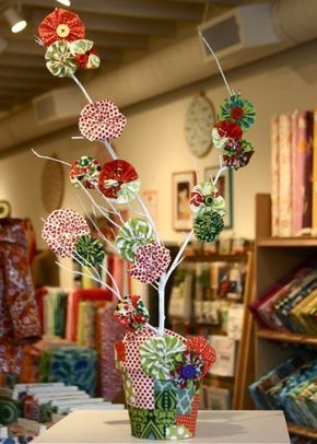 Diy flores de tecido, Artesanato com ...