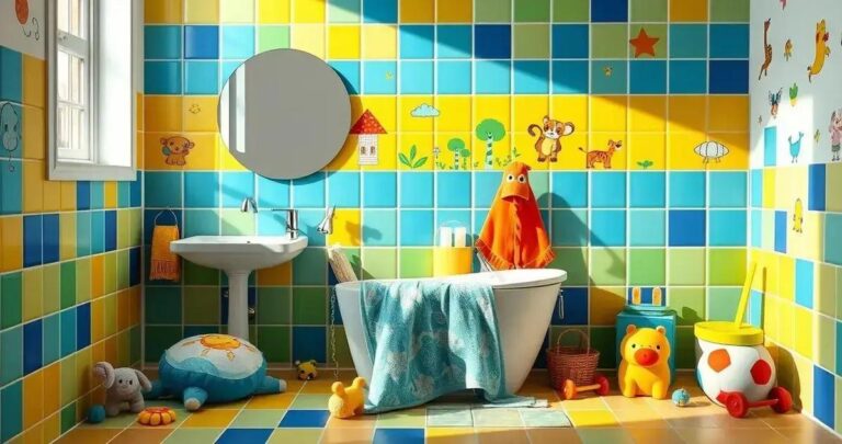 Decoração de Banheiro Infantil Ideias Lúdicas e Funcionais