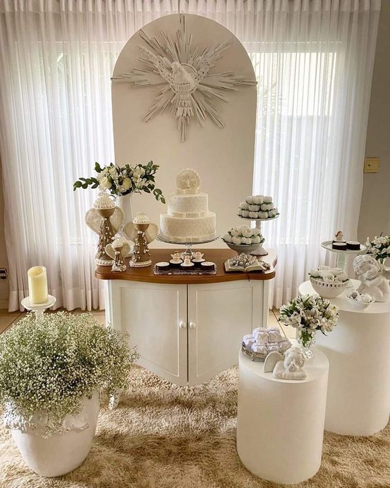 40 Inspirações de Decoração de Batizado