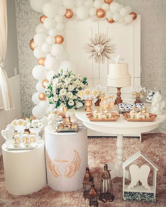 40 Inspirações de Decoração de Batizado