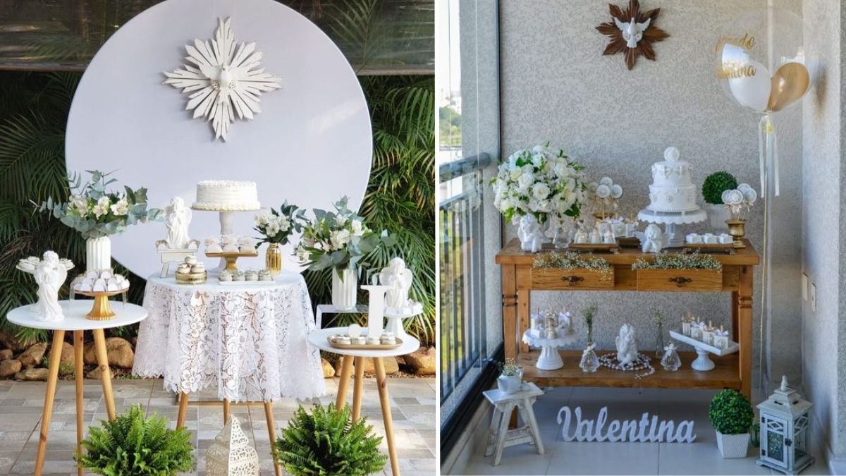 Decoração de batizado simples: Ideias ...