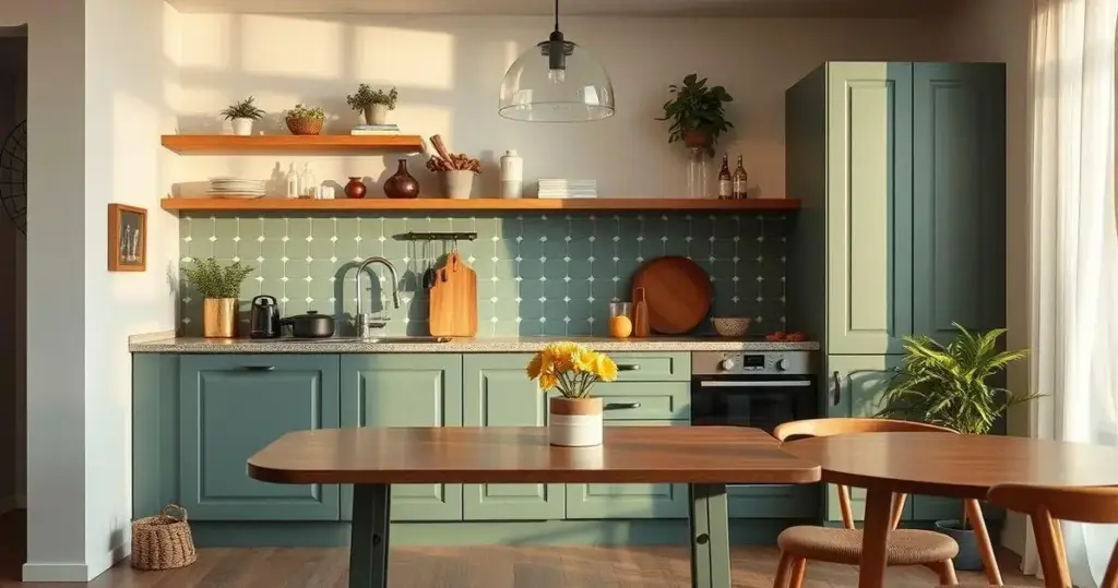 Ideias para decoração de cozinha americana pequena: integração e praticidade