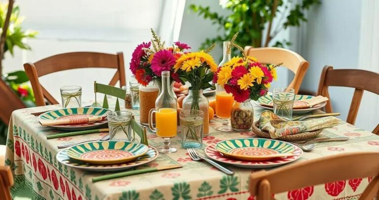 Decoração de Mesa para Festa Junina: Detalhes Rústicos e Alegres