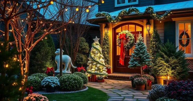 Decoração de Natal para Jardim: Ilumine e Enfeite seu Espaço Exterior