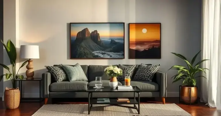 Decoração de sala com fotos: como exibir seus momentos