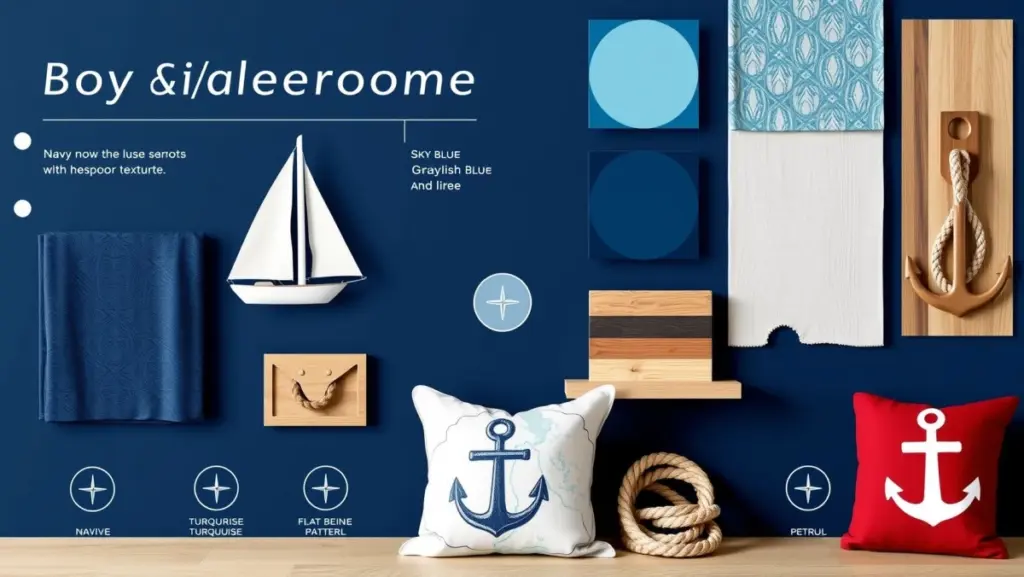 Decoração Náutica Azul: Aventura no Quarto do Menino