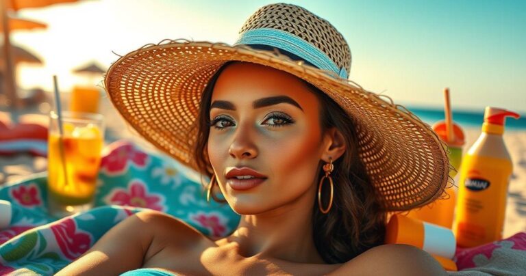 Make Duradoura na Praia: Guia Para Não Derreter no Sol