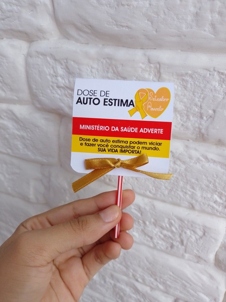 Setembro Amarelo e brindes ...