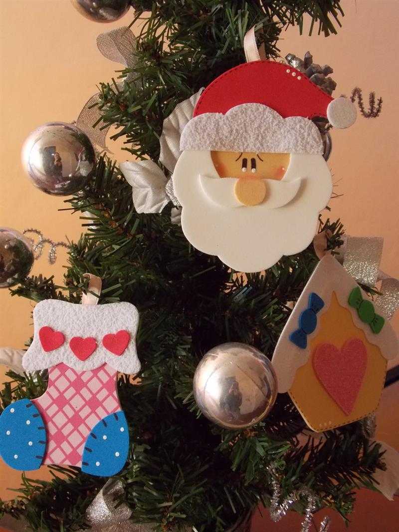 Enfeites de Natal em EVA: como fazer ...