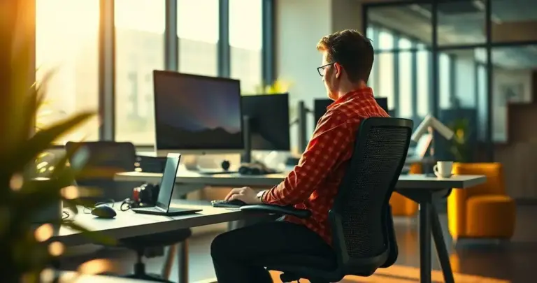 Ergonomia no trabalho: o detalhe que muda todo o seu dia
