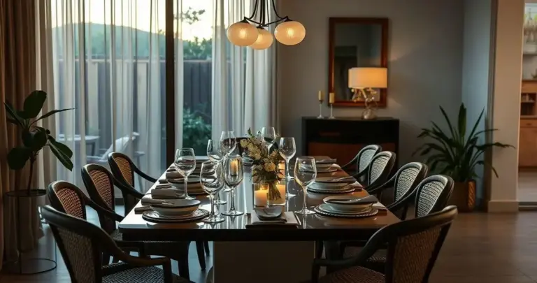 Espelho na sala de jantar: onde posicionar para ampliar