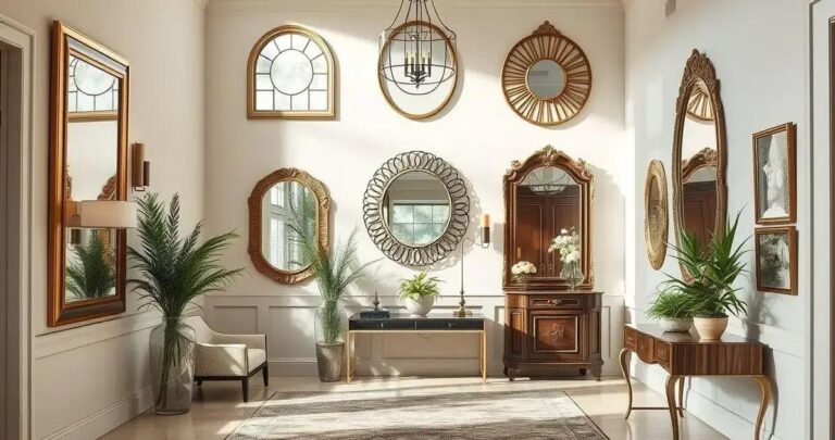 Espelhos Decorativos para Hall de Entrada Amplie e Decore