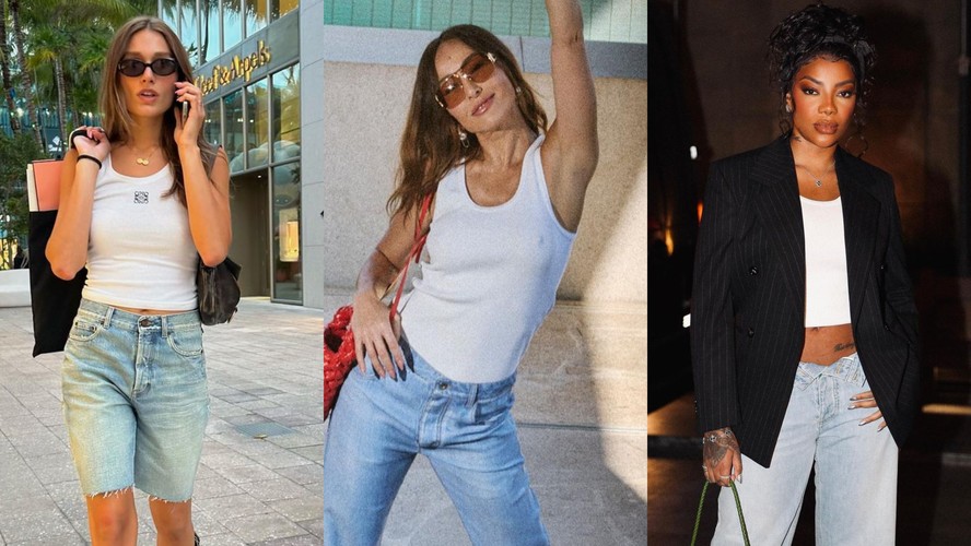 Regata branca e calça jeans: inspire-se ...