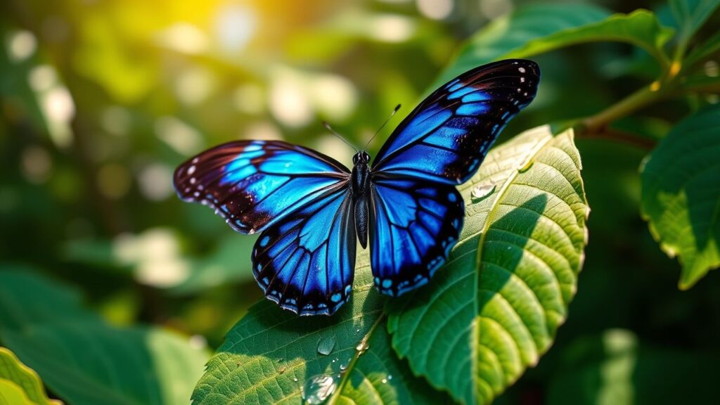 O Mistério e a Beleza da Borboleta Azul e Preta: Desvende Seus Significados