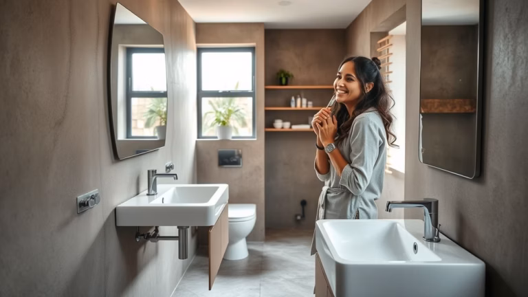 15 Ideias e Dicas de Decoração de Banheiro com Cimento Queimado
