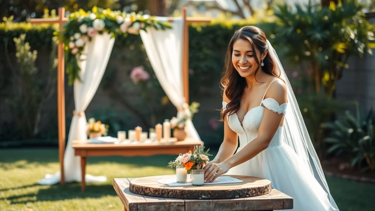 Como fazer uma decoração de casamento simples?