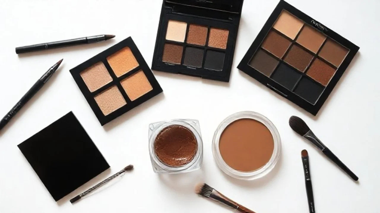 Produtos essenciais para sobrancelhas: lápis, sombra, gel, pincel, escovinha.