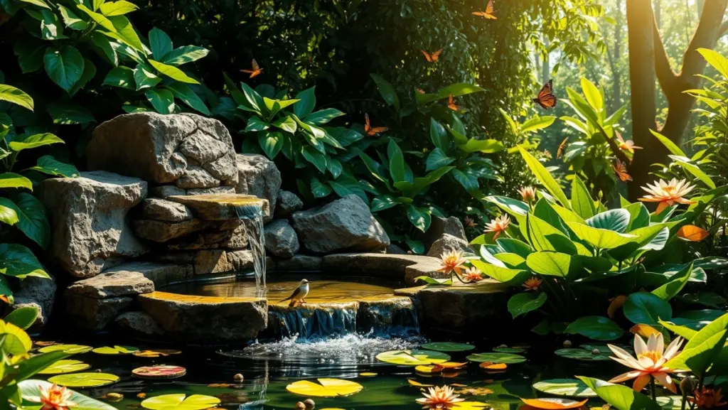 Fontes de Água para Jardim: Integração com a Natureza