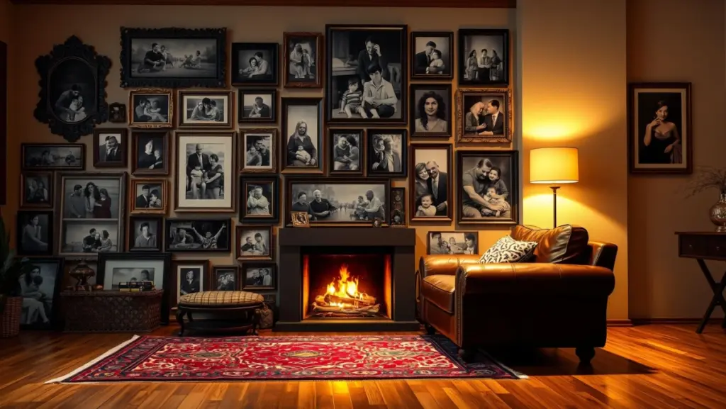 Gallery Wall com Fotos de Família: Memórias e Afeto na Decoração