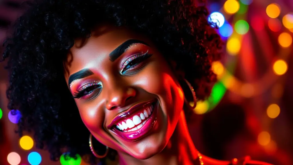 Glitter Fever: Brilho e Ousadia para Festas Noturnas