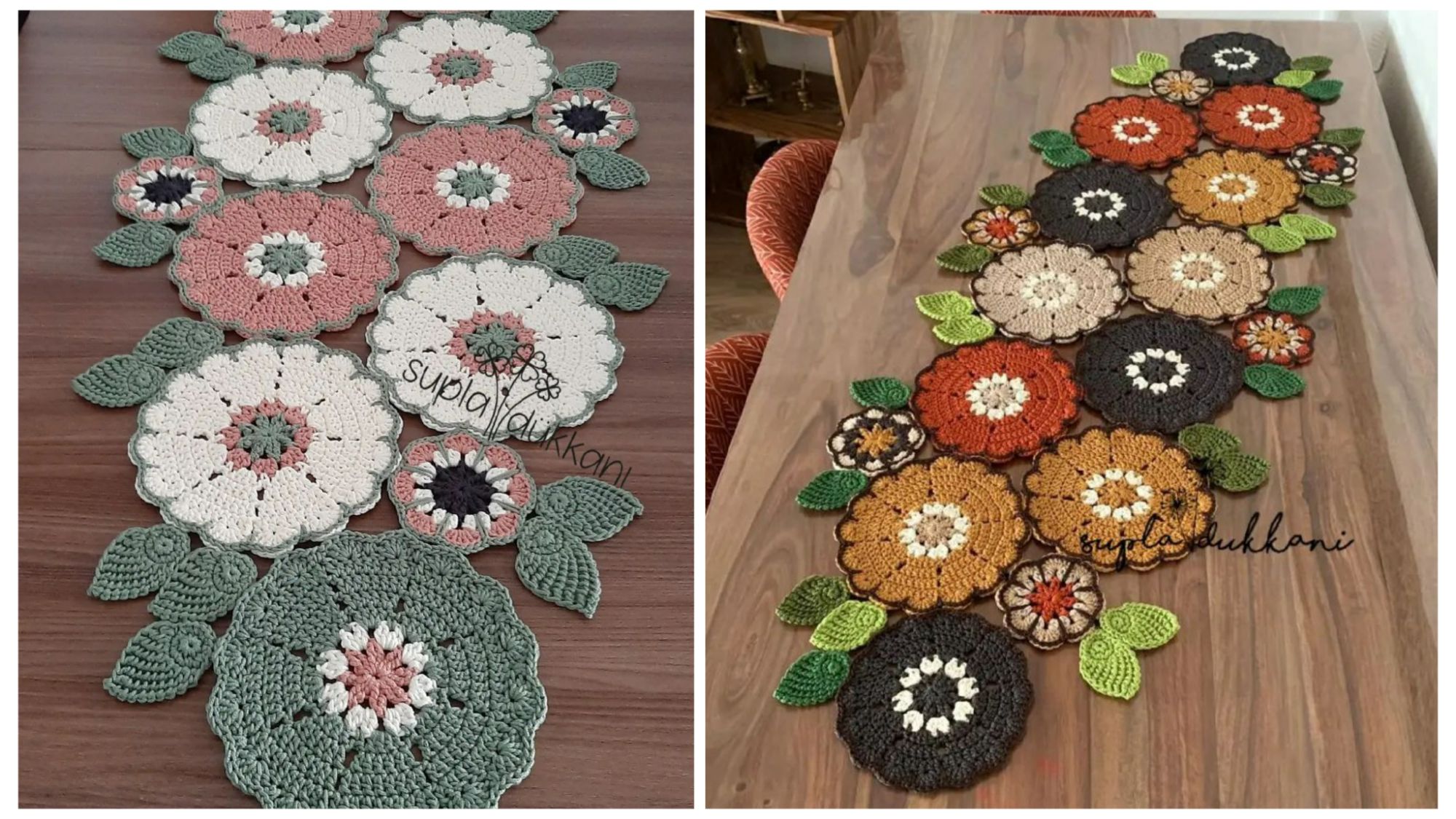 Crochê de Luxo: Caminhos de Mesa ...