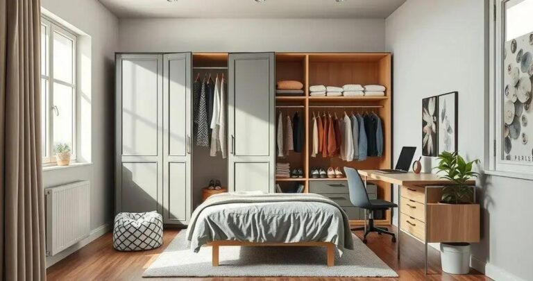 Soluções de Guarda Roupa para Quarto Pequeno