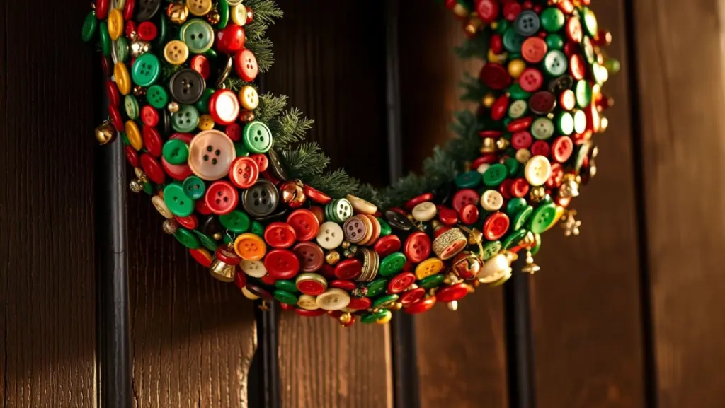 Guirlandas de Botões: Decoração Festiva e Sustentável