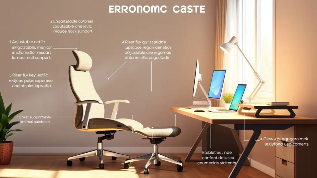 Home Office Ergonômico: Acessórios para Saúde e Bem-Estar