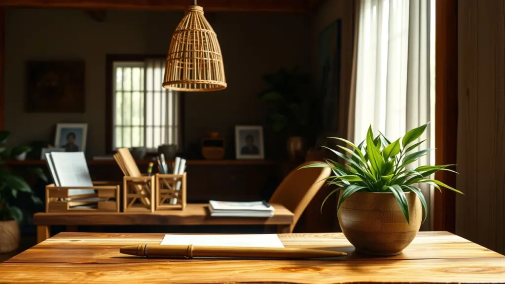 Home Office Sustentável: Acessórios Ecológicos e Conscientes