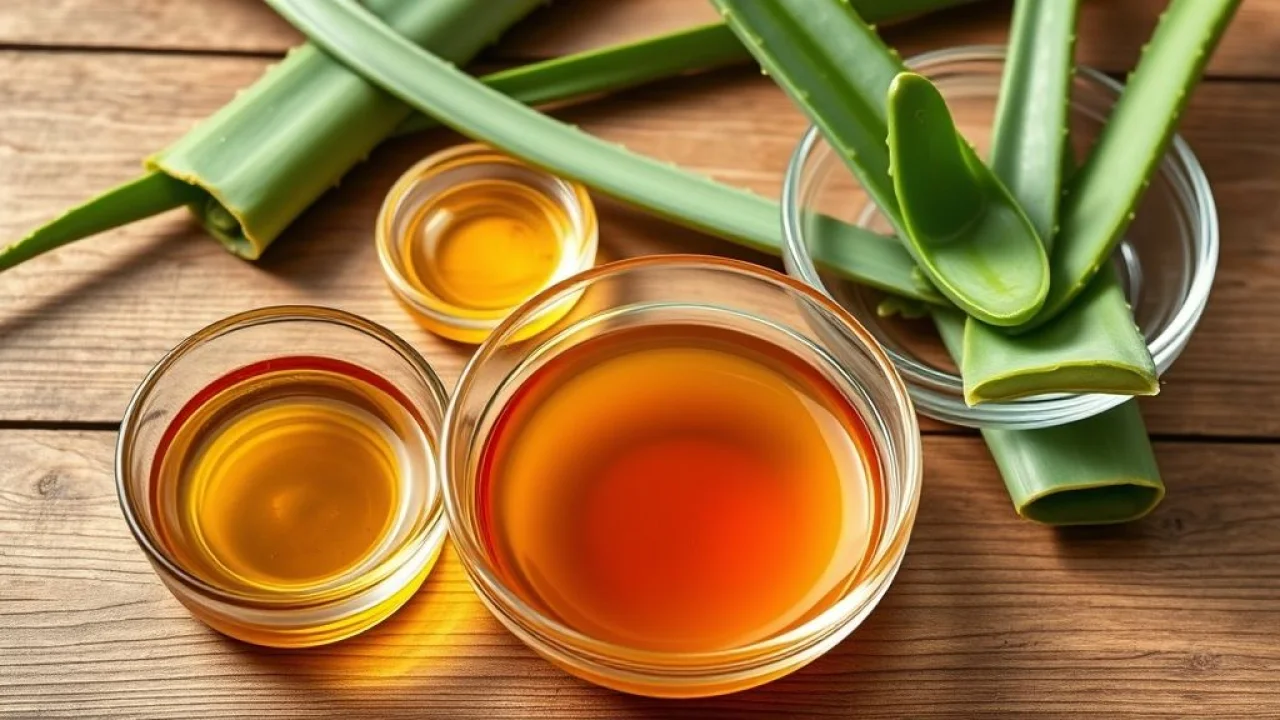 Ingredientes naturais para hidratação capilar caseira: mel, azeite e babosa.