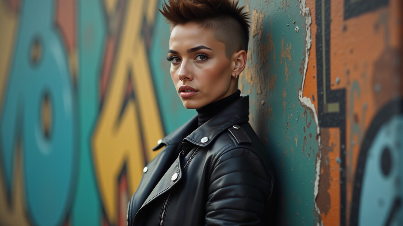 Pixie cut com nuca raspada: atitude e rebeldia.
