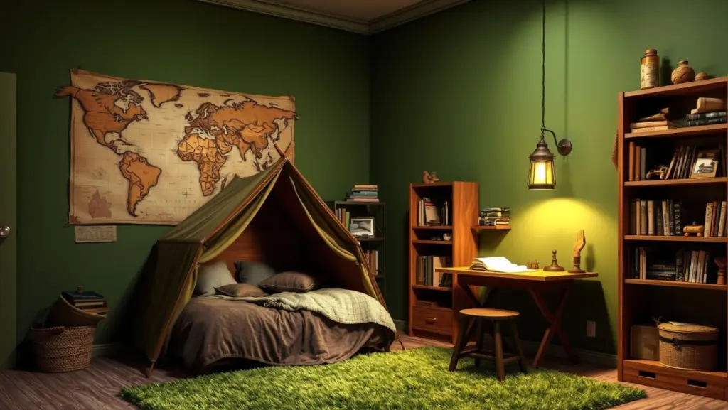 Ideias Criativas Quarto Menino Verde: Temas e Detalhes para um Ambiente Único