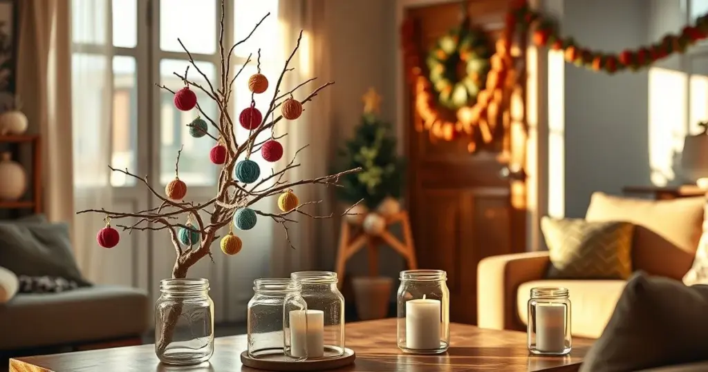 ideias de decoração de natal simples e barata