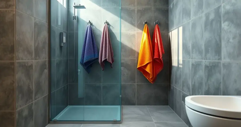 decoração de banheiro apartamento pequeno com box de vidro