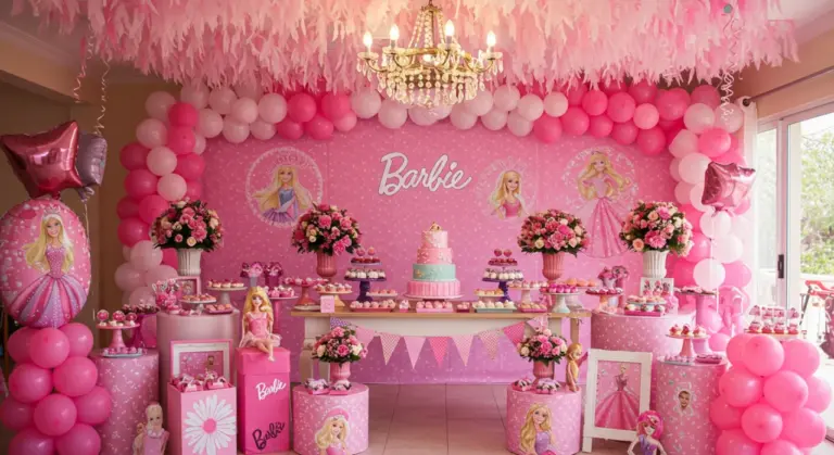 Como Fazer Decoração de Festa Da Barbie: 37 Ideias Lindas para Inspirar