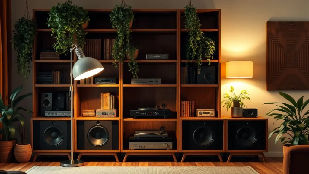 Integração de Tecnologia em Salas Vintage Modernas