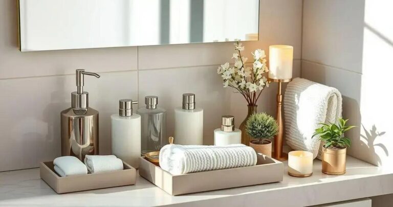 Kit para Banheiro Acessórios Indispensáveis para Organizar e Decorar