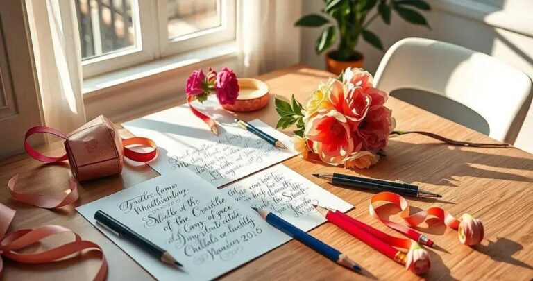 Lettering Criativo: Dicas para Deixar Seus Convites e Cartões Ainda Mais Especiais