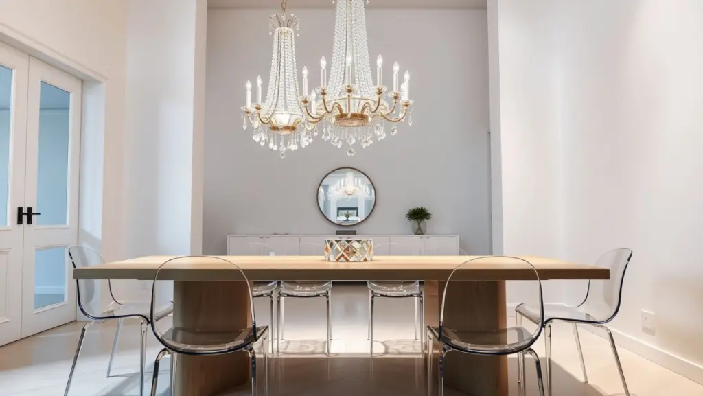 Lustres de Cristal Baccarat: Iluminação Clássica em Espaços Minimalistas