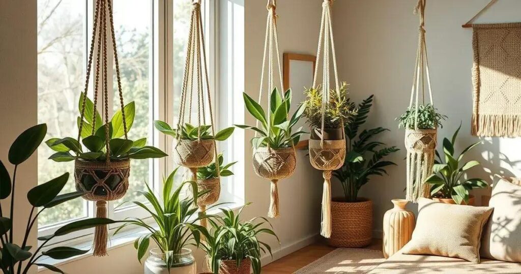 Suportes de Plantas em Macramê: Traga o Verde para Dentro de Casa com Estilo